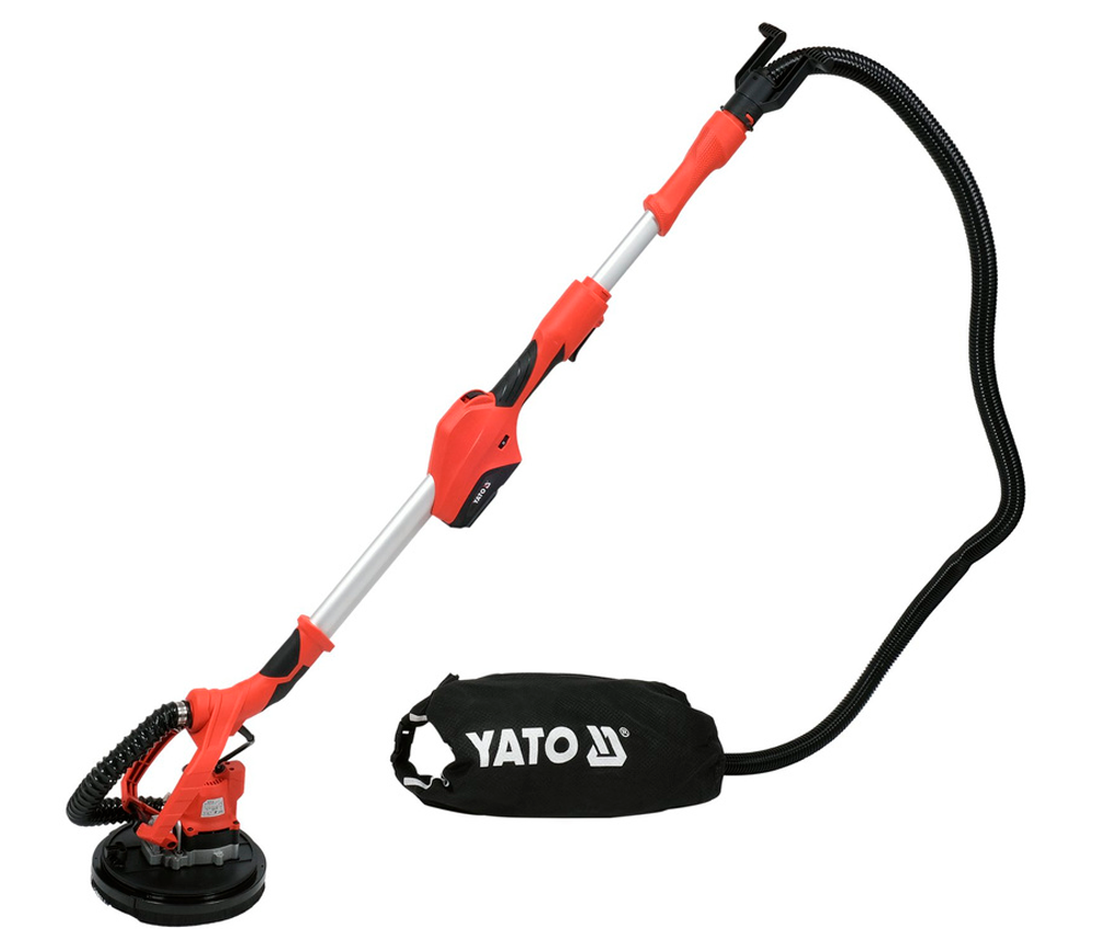 Mașină de șlefuit pereți extensibilă cu acumulator (fără bat) YATO YT82361 215mm 18V photo