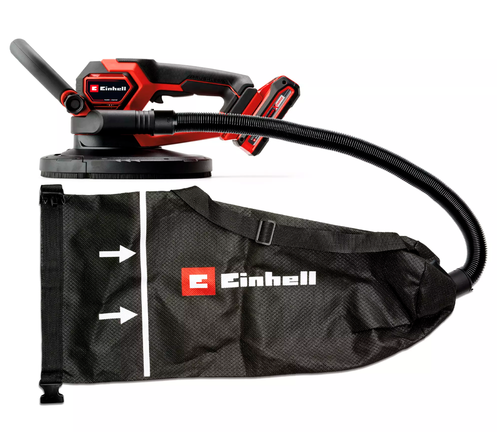 Mașină de șlefuit pereți fără fir (fără bat) EINHELL TP-DWS 18/225 Li BL Solo 225mm 18V photo 6