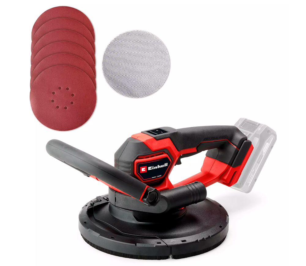 Mașină de șlefuit pereți fără fir (fără bat) EINHELL TP-DWS 18/225 Li BL Solo 225mm 18V photo