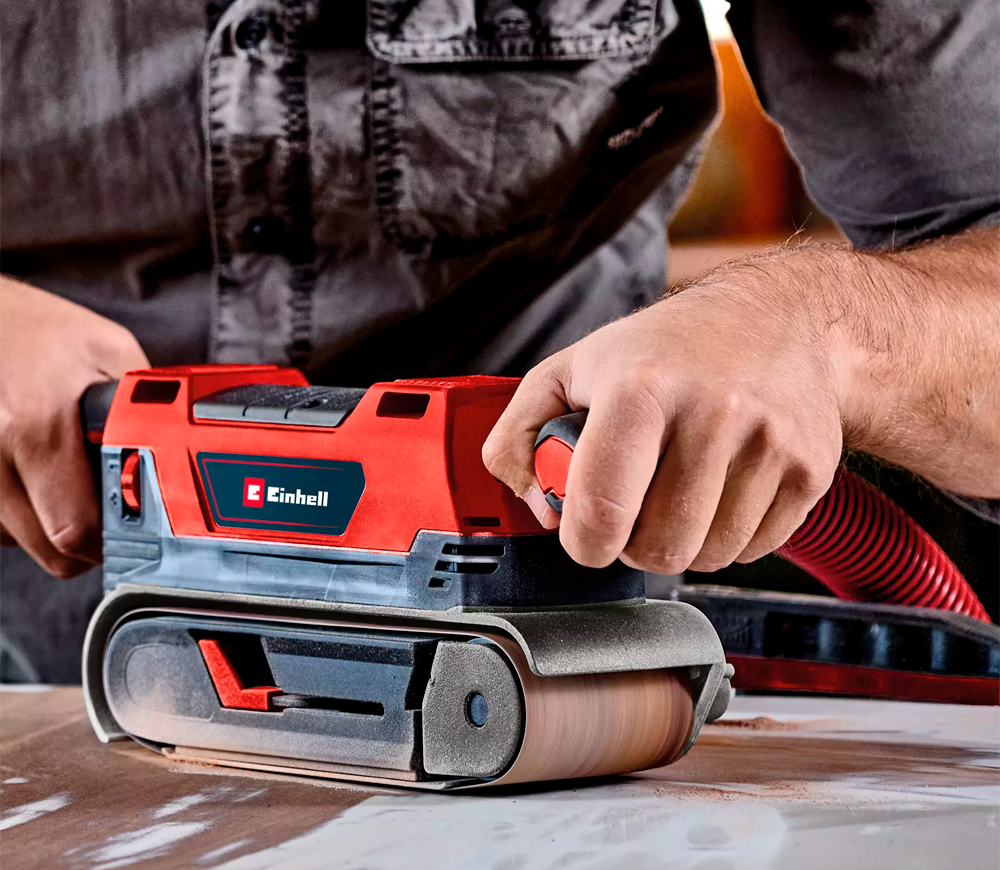 Mașină de șlefuit cu bandă EINHELL TE-BS 850 E 850w 75 mm photo 4