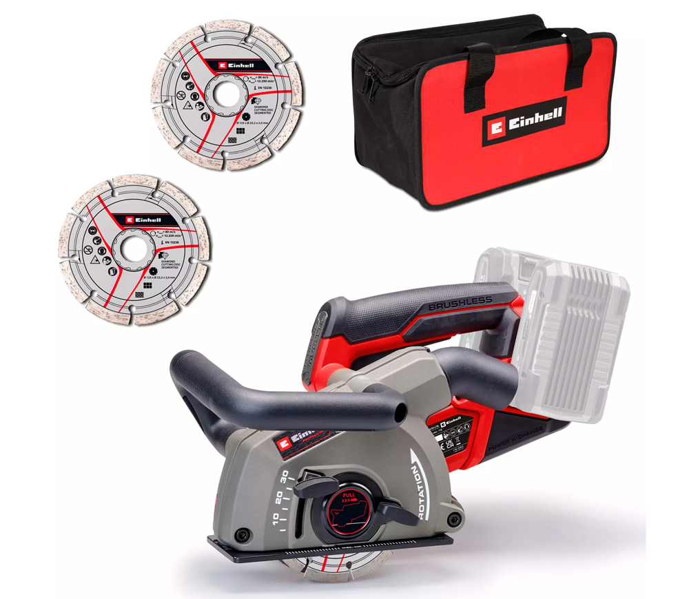 Mașină de tăiat canale cu acumulator (fără bat) EINHELL TP-MA 36/30 Li BL - Solo 2x18V photo