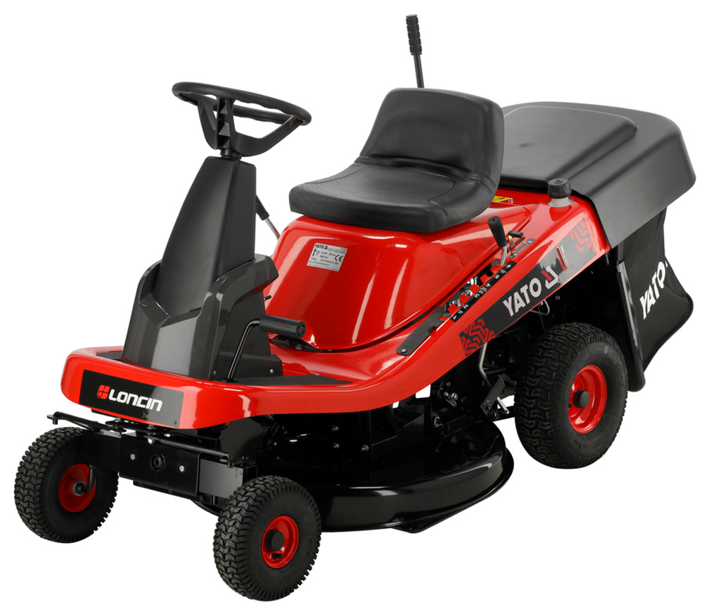 Tractor de tuns iarbă cu motor pe benzină YATO YT85550 760mm 12cp photo 0