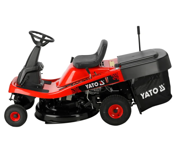 Бензиновая самоходная газонокосилка-трактор YATO YT85550 760мм 12лс-6