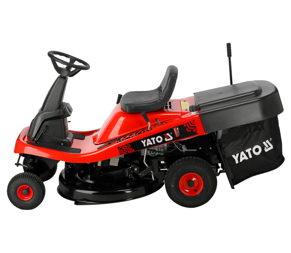Tractor de tuns iarbă cu motor pe benzină YATO YT85550 760mm 12cp photo 13