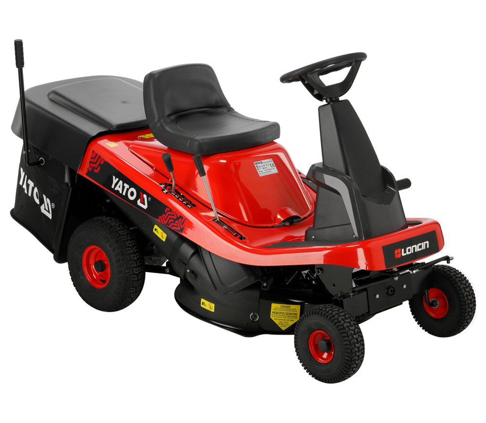 Tractor de tuns iarbă cu motor pe benzină YATO YT85550 760mm 12cp photo