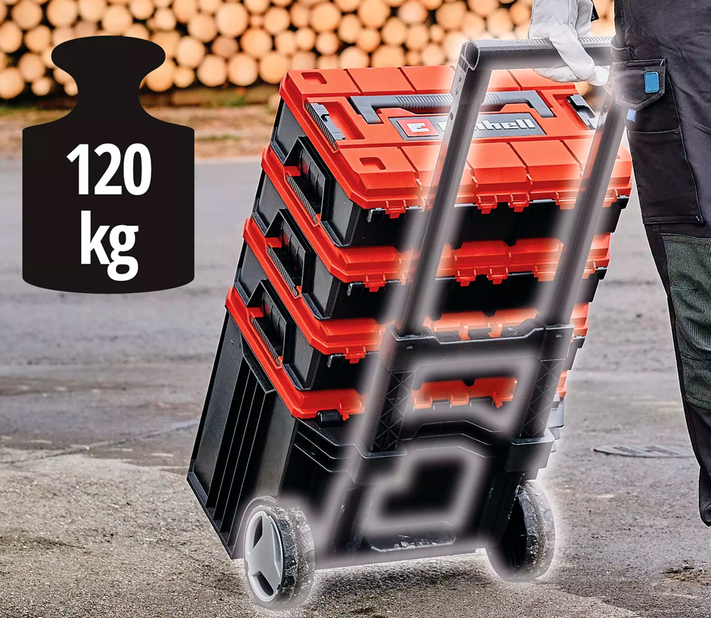 Cutie pentru scule cu 3 nivele EINHELL -CASE TOWER Plastic photo 2