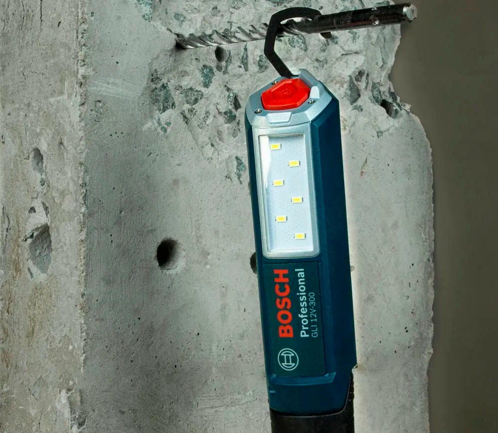 Lanternă construcții cu acumulator BOSCH GLI 12V-300 300lm 12V photo 4