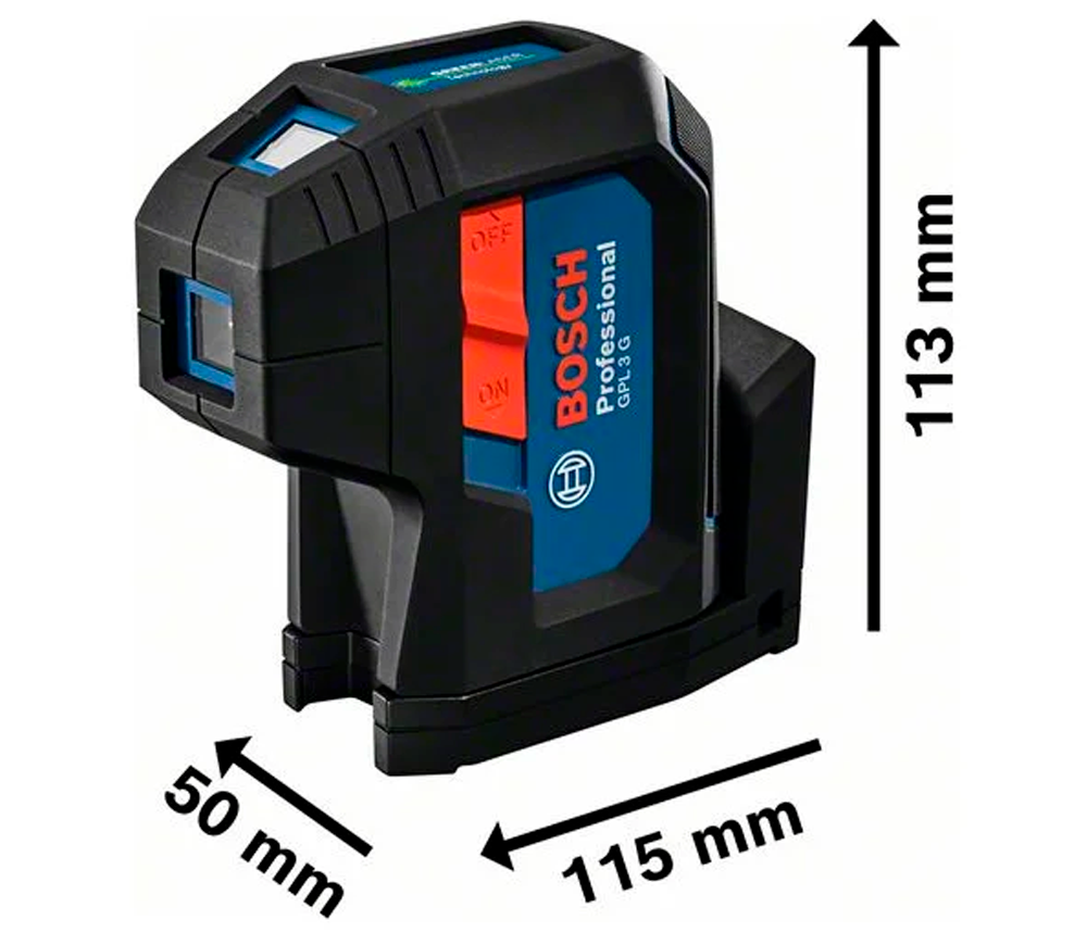 Nivelă cu laser BOSCH GPL 3 G 3fascicole 30m photo 1
