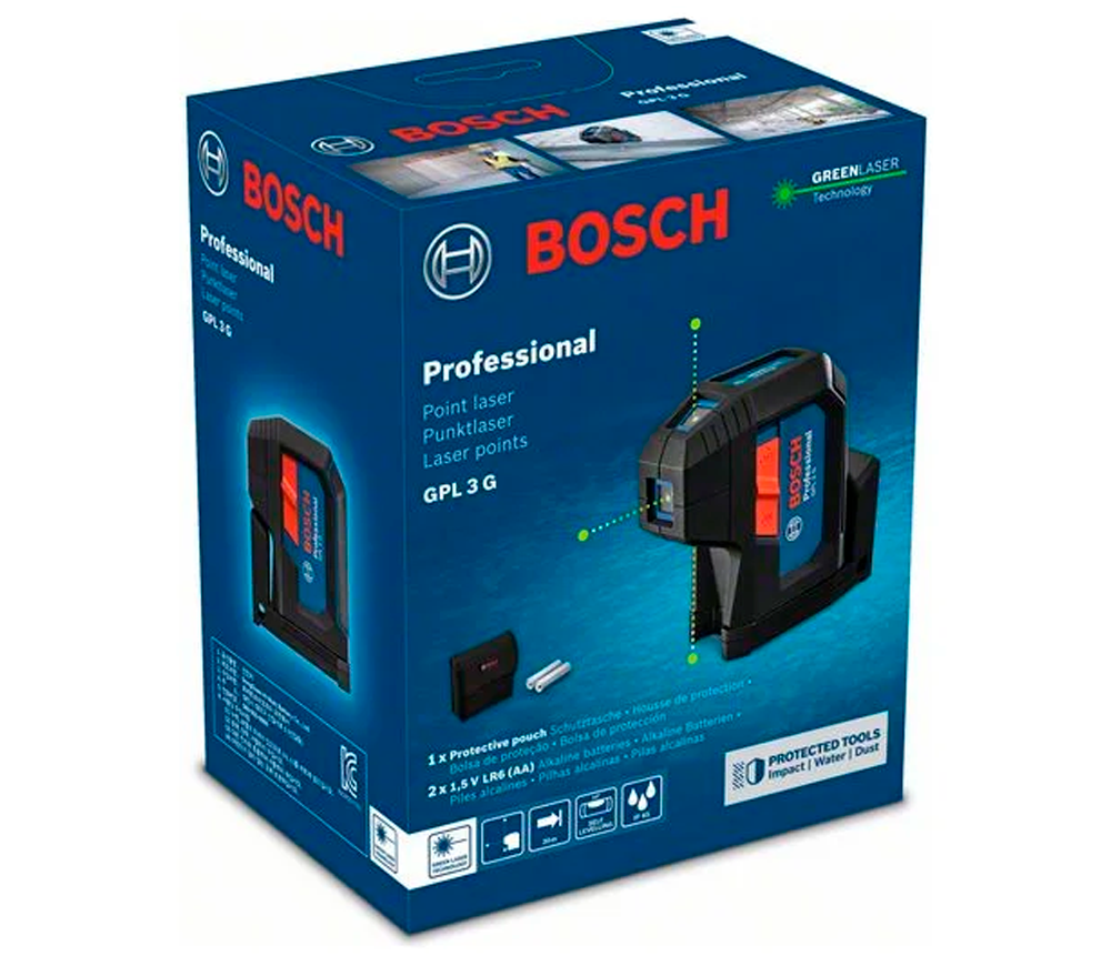 Nivelă cu laser BOSCH GPL 3 G 3fascicole 30m photo 2