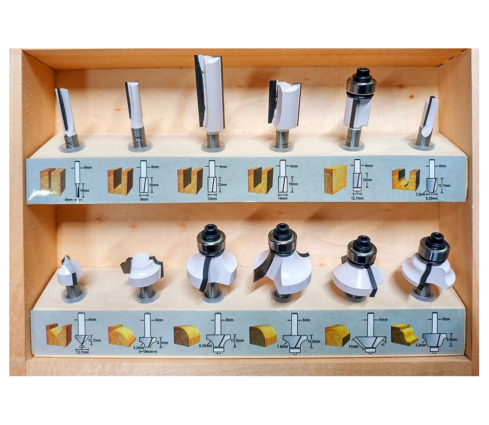 Набор фрез по дереву MAKITA D-57065 photo 1