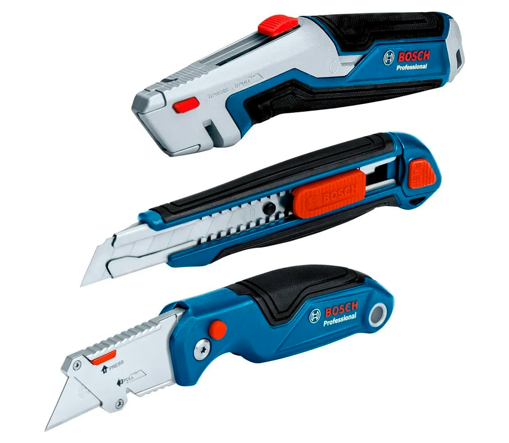 Набор ножей cтроительных BOSCH 1600A027M4 photo