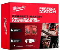 Set de burghie și biți MILWAUKEE Perfect Match Drilling 4-10mm HSS-G-1