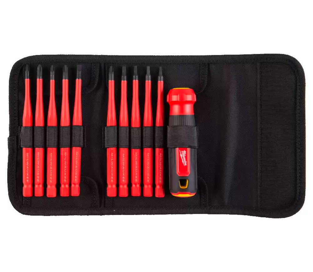 Set de șurubelnițe de electrician 10 buc MILWAUKEE Insulated 10 în 1 Multi-Bit photo 0