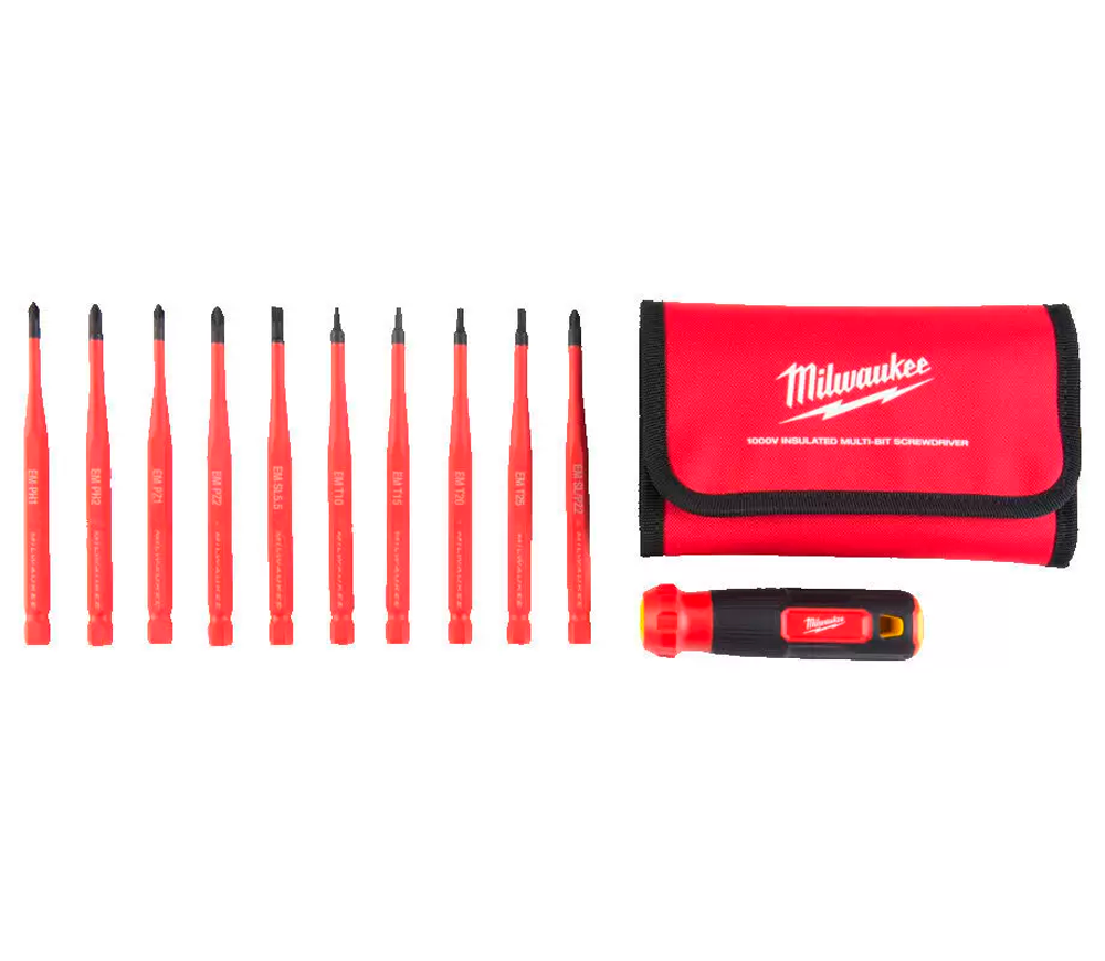 Set de șurubelnițe de electrician 10 buc MILWAUKEE Insulated 10 în 1 Multi-Bit photo