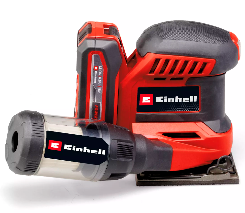 Mașină de șlefuit cu vibrații fără fir (fără bat) EINHELL TE-OS 18/113 Li - Solo 18V photo 3