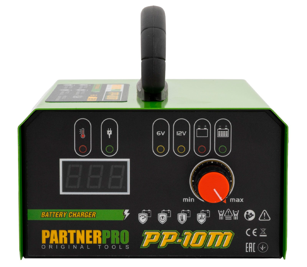 Incarcator acumlator PARTENERPRO PP-10M 10A 6/12V photo 0