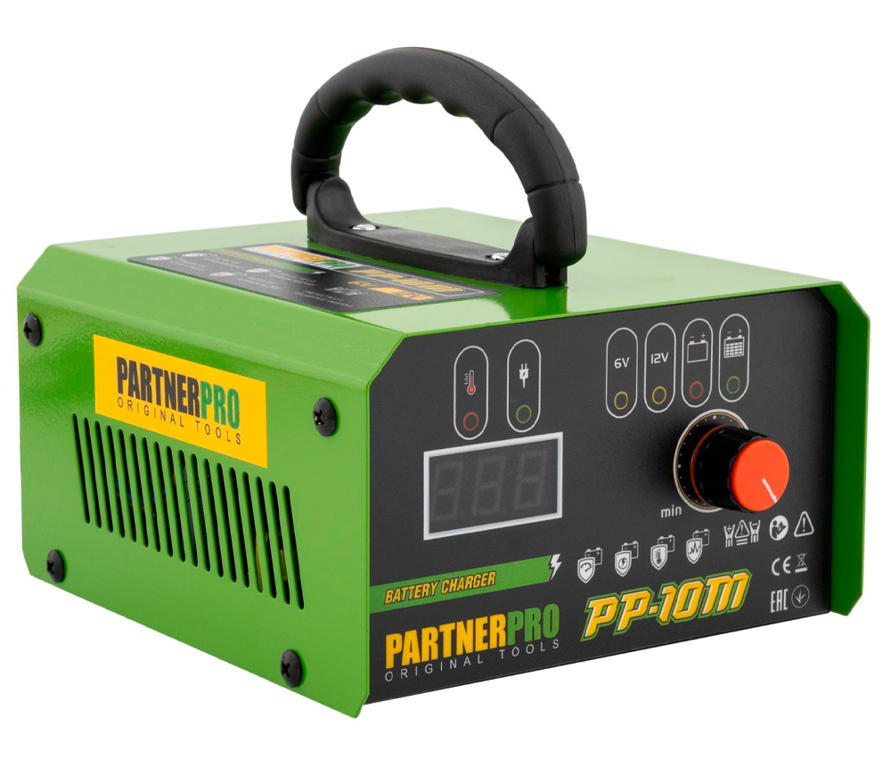 Incarcator acumlator PARTENERPRO PP-10M 10A 6/12V photo 1