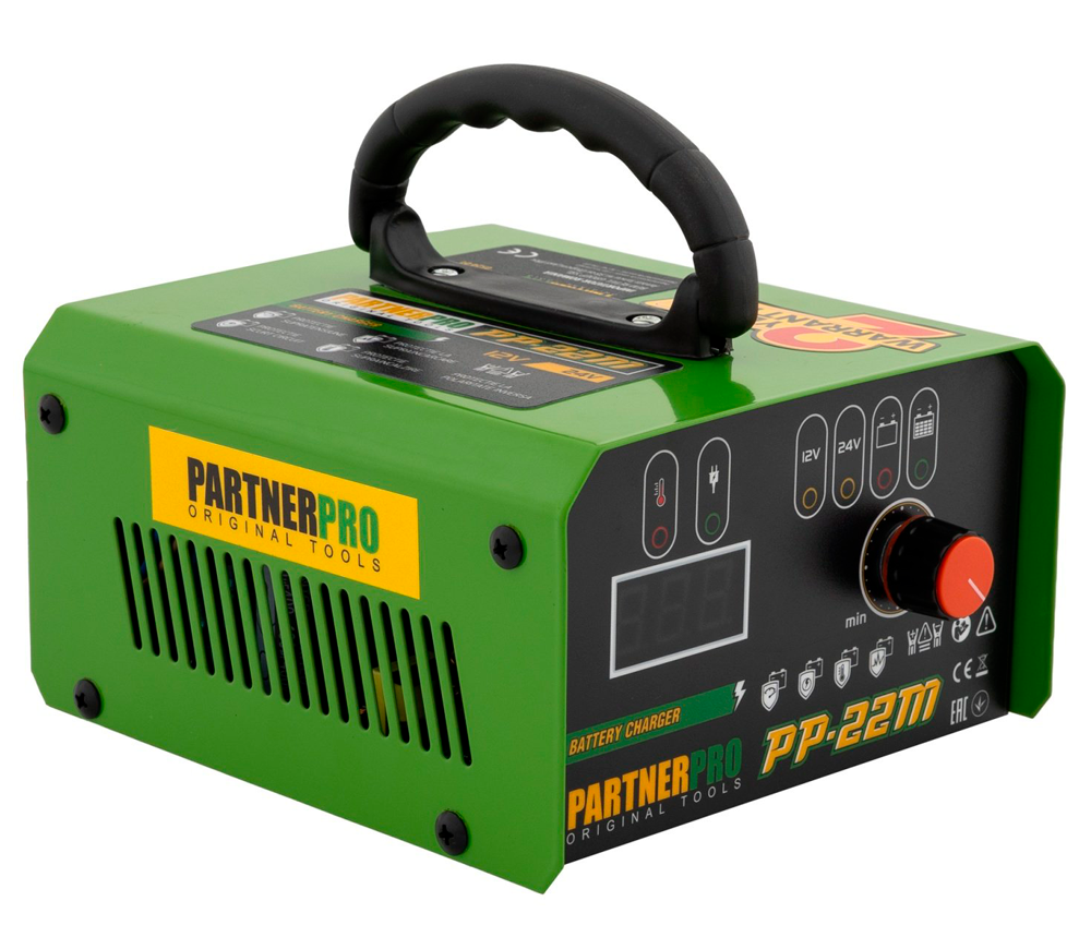 Зарядное устройство PARTENERPRO PP-22M 20A 12/24В photo 0