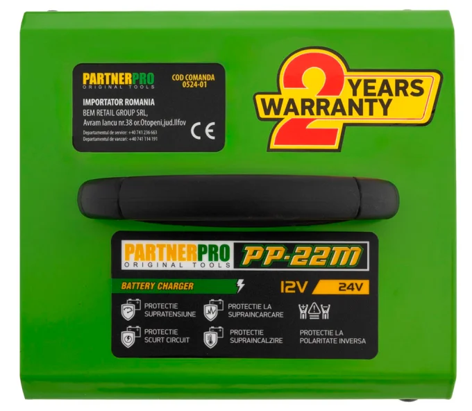 Зарядное устройство PARTENERPRO PP-22M 20A 12/24В-3