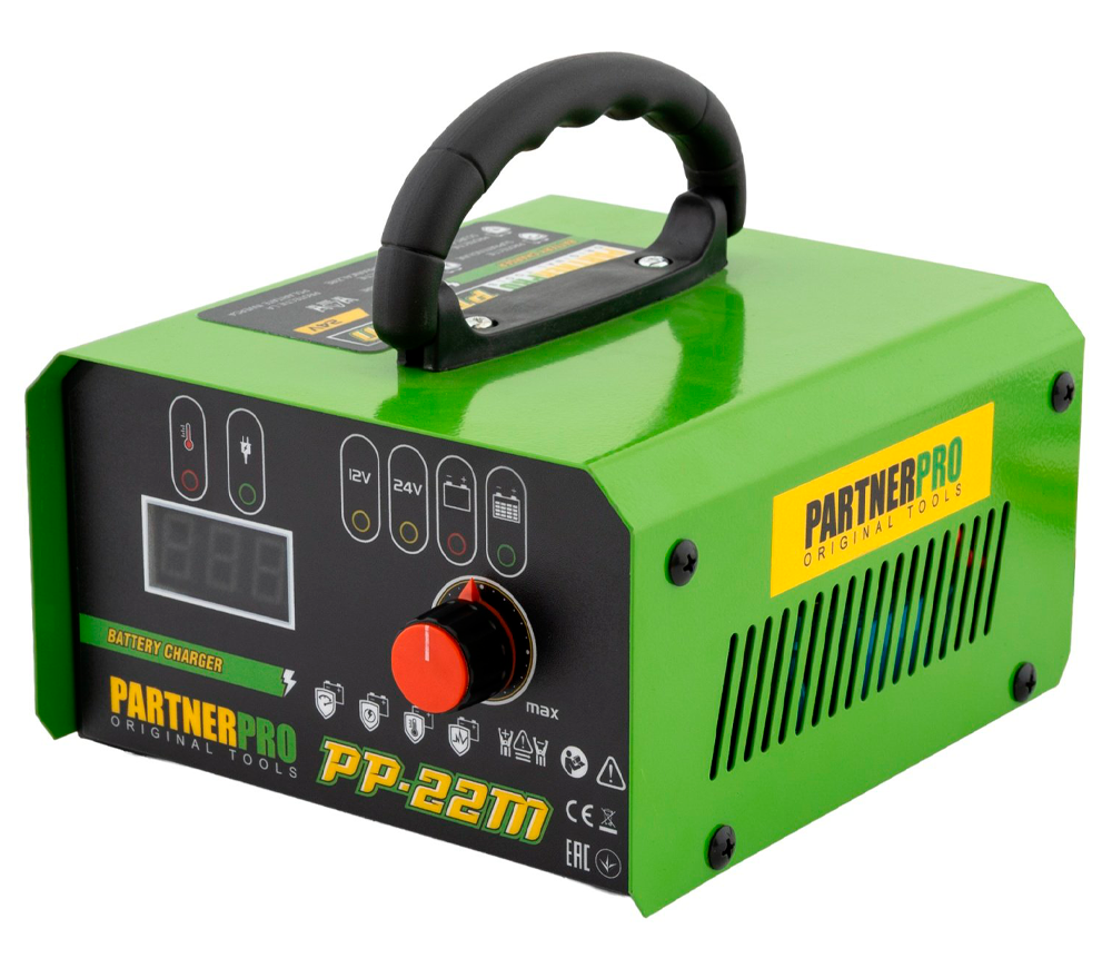 Зарядное устройство PARTENERPRO PP-22M 20A 12/24В photo