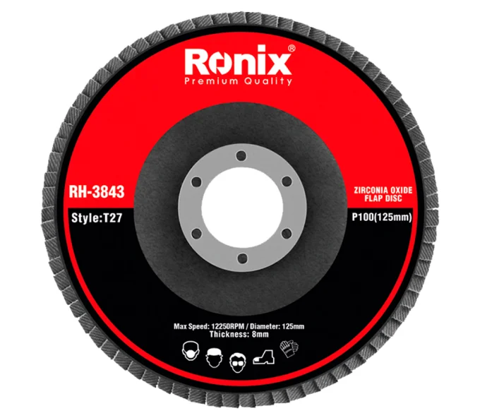 Круг лепестковый торцевой RONIX RH-3843 P100-1