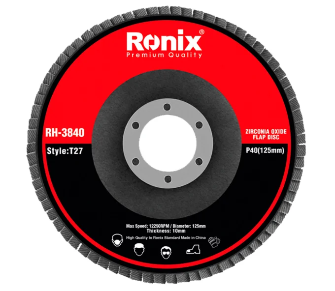 Круг лепестковый торцевой RONIX RH-3840 P40-1