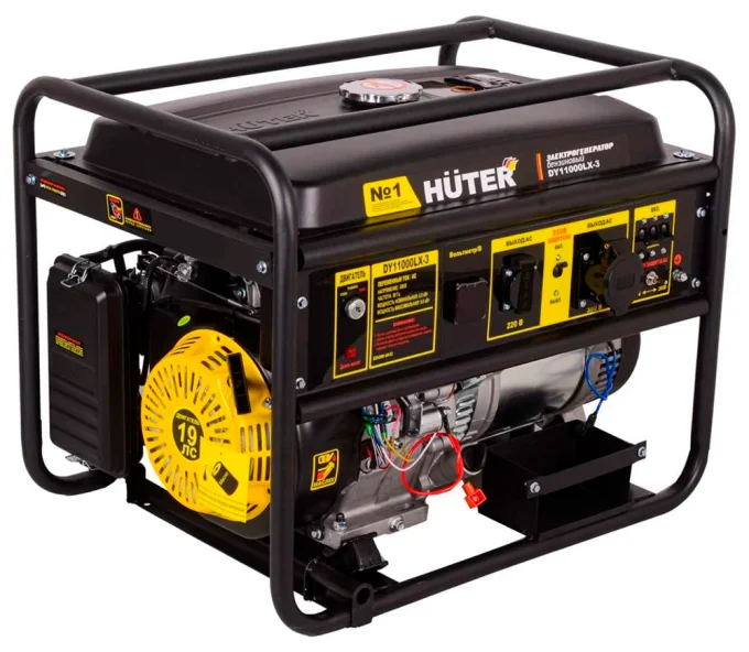 Generator electric HUTER DY11000LX-3 9kw Benzină AVR-1