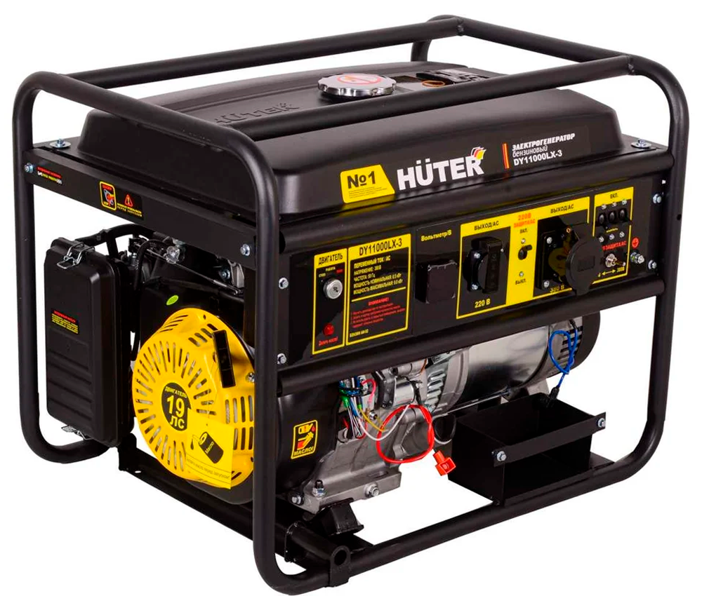 Generator electric HUTER DY11000LX-3 9kw Benzină AVR