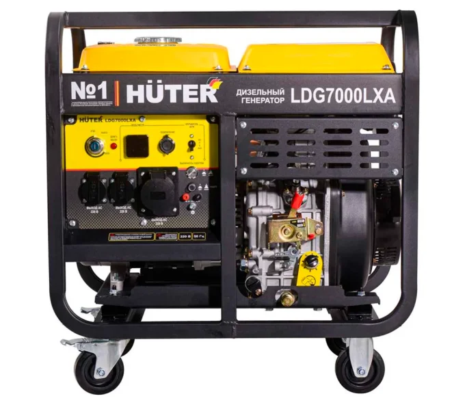 Электрогенератор HUTER LDG 7000LXA 5.5квт Дизель AVR-8