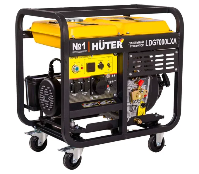 Электрогенератор HUTER LDG 7000LXA 5.5квт Дизель AVR-2
