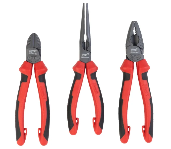 Набор плоскогубцев MILWAUKEE 3 pc Plier Set 180/205/160мм-1