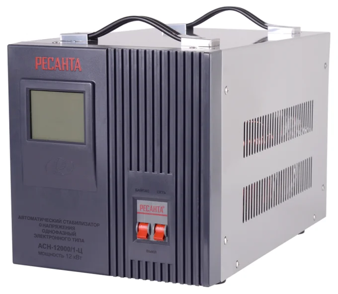 Стабилизатор напряжения релейный RESANTA ACH-12000/1-Ц-2