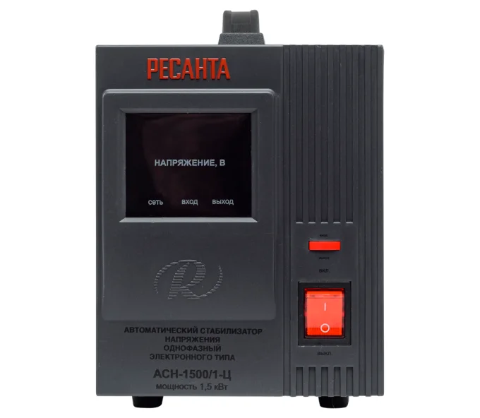 Стабилизатор напряжения релейный RESANTA ACH-1500/1-Ц-8