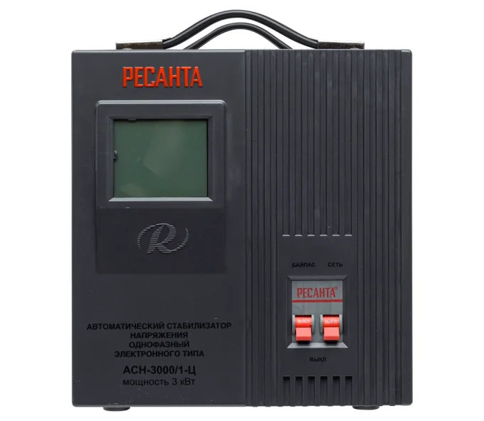 Стабилизатор напряжения релейный RESANTA ACH-3000/1-Ц-2