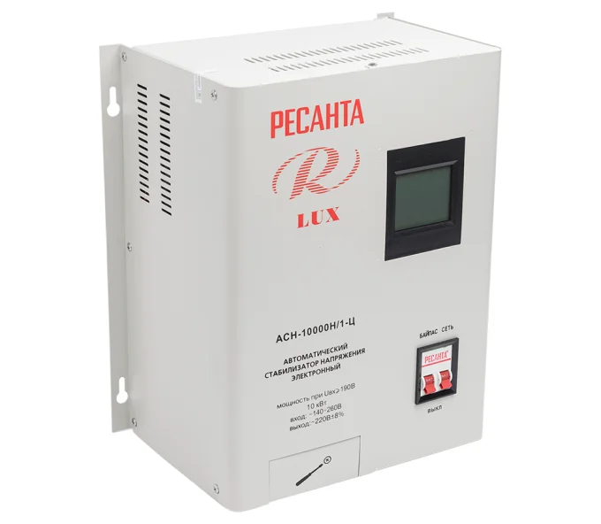 Стабилизатор напряжения релейный RESANTA ACH-10000 H/1-Ц-3