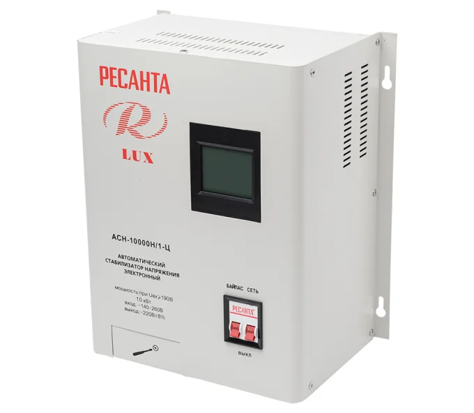 Стабилизатор напряжения релейный RESANTA ACH-10000 H/1-Ц-1
