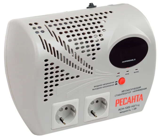 Стабилизатор напряжения релейный RESANTA ACH-1000 H2/1-Ц-2