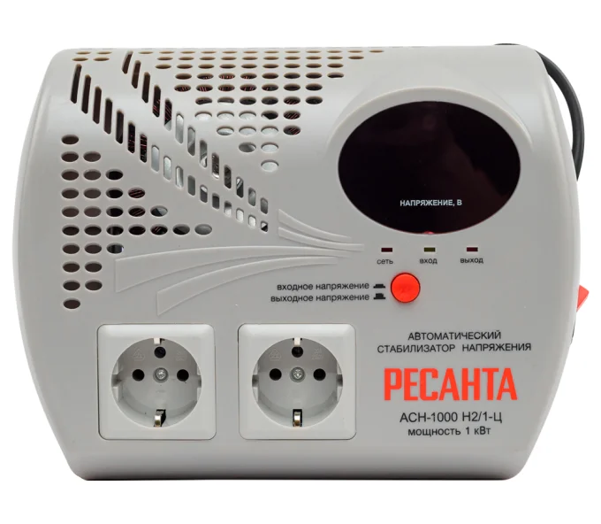 Стабилизатор напряжения релейный RESANTA ACH-1000 H2/1-Ц-1
