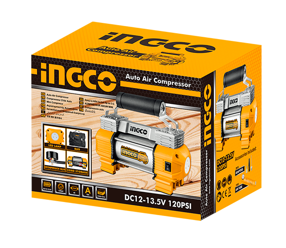 Compresor auto INGCO AAC2508  8bar 40l/min-3