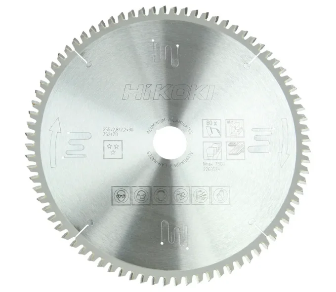 Disc pentru fierastrau electric HIKOKI 752469 255mm 2.2mm Aluminiu-1