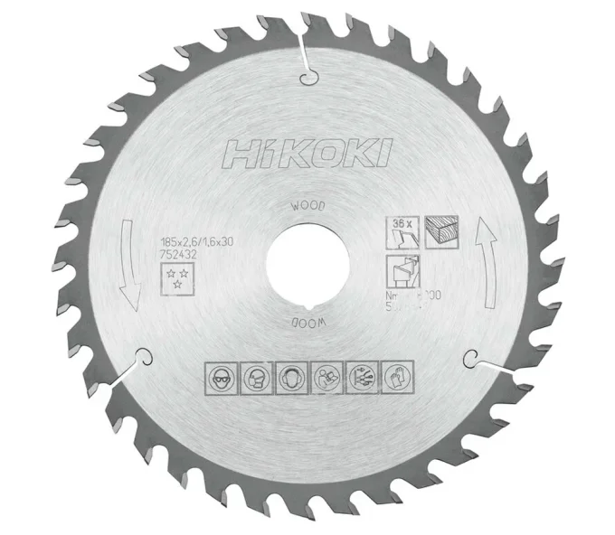 Disc pentru fierastrau electric HIKOKI 752432 185mm 1.6mm Lemn-1