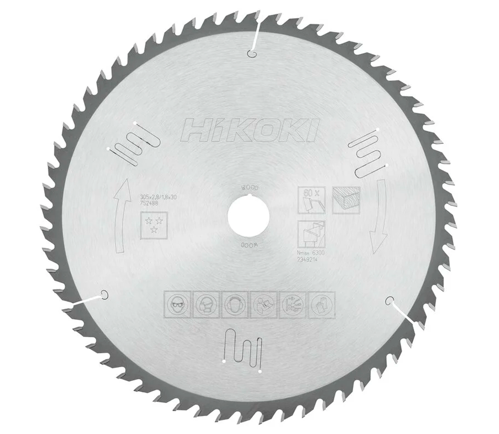 Disc pentru fierastrau electric HIKOKI 752488 305mm 1.8mm Lemn