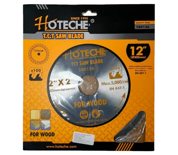 Disc pentru fierastrau electric HOTECHE 580126 305mm 2.0mm Lemn-2