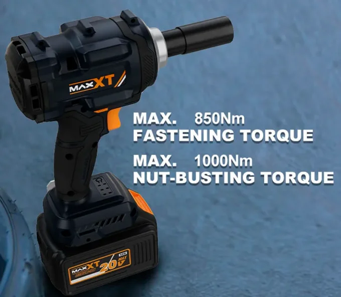 Гайковерт аккумуляторный MAXXT MDIW20VX2 20В 4Ач 1000Нм-4