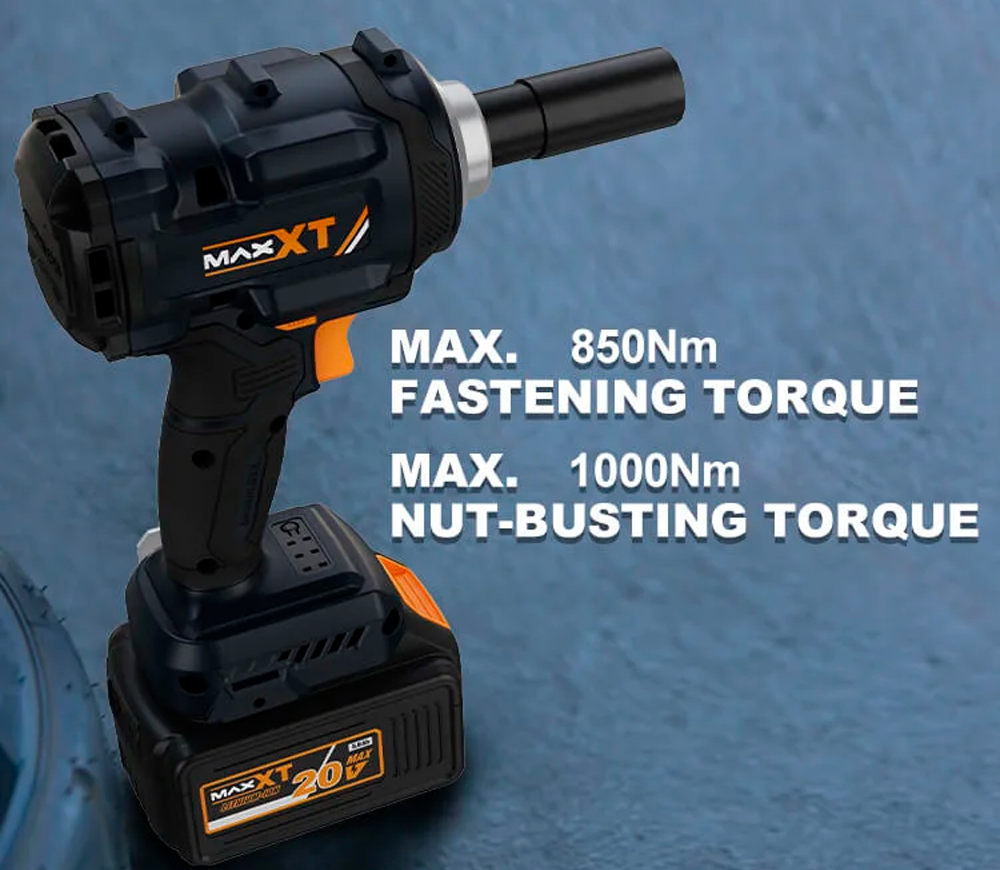 Гайковерт аккумуляторный MAXXT MDIW20VX2 20В 4Ач 1000Нм-4