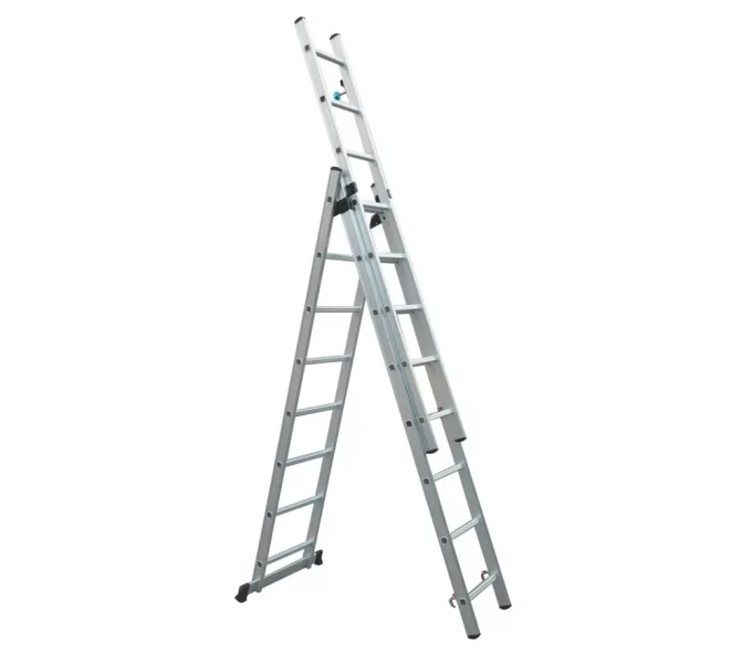 Scară cu trei tronșoane HOTECHE 480117 4.1m 150kg-1