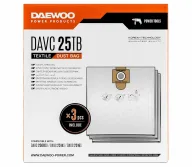 Set 3 saci textili pentru aspirator DAEWOO DAVC 25TB-5