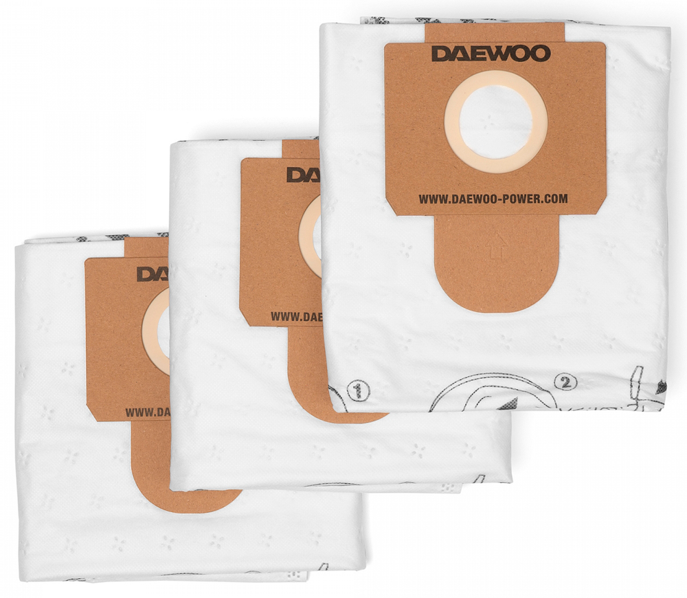 Set 3 saci textili pentru aspirator DAEWOO DAVC 25TB