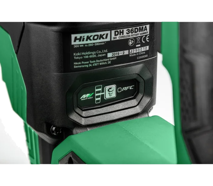 Ciocan rotopercutor cu acumulator (fără bat) HIKOKI DH36DMAW2Z 7.1J 36V-6