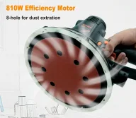 Mașină de șlefuit pereți MAXXT MS810 810w 175mm-8